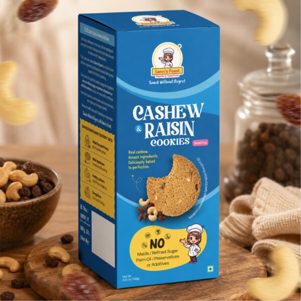 CS02 Cashew & Raisin cookies