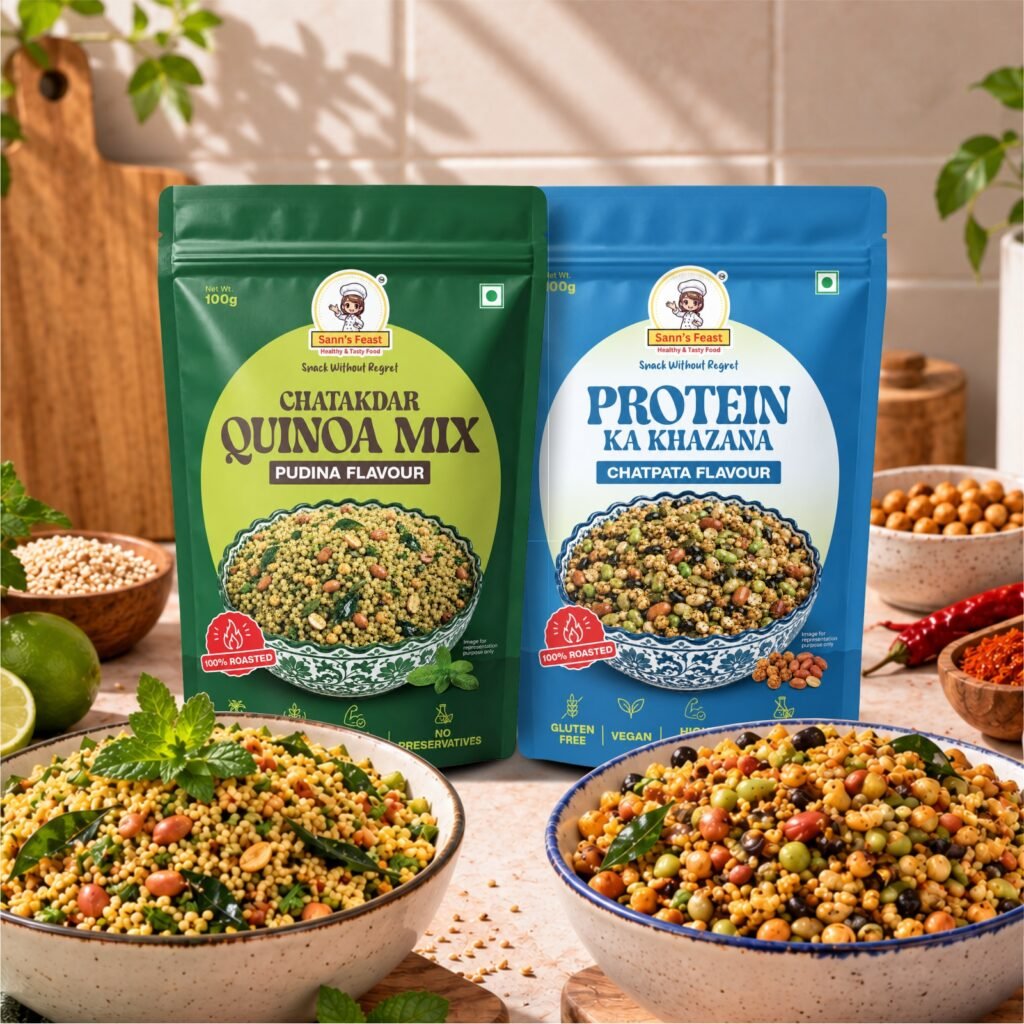Chatakdar Quinoa Mix & Protein ka Khazana Combo