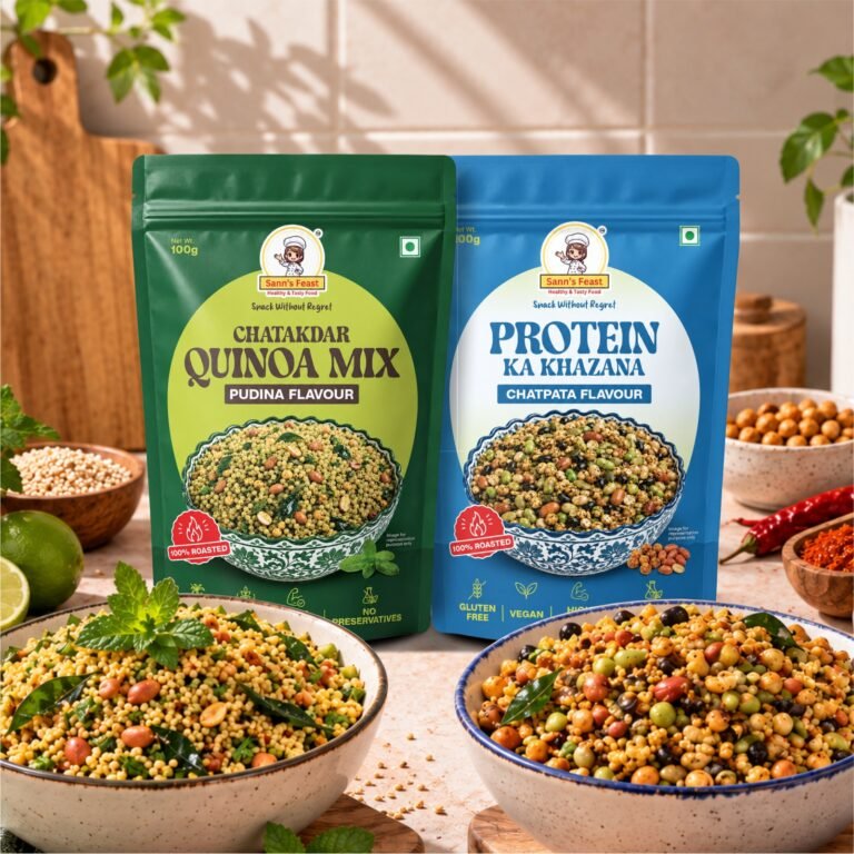 Chatakdar Quinoa Mix & Protein ka Khazana Combo